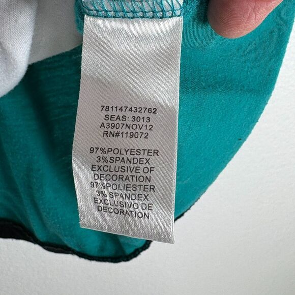 Monster High Girls Printed Rolled Cuff Top Glitter Accents Size 7-8 - Picture 6 of 10